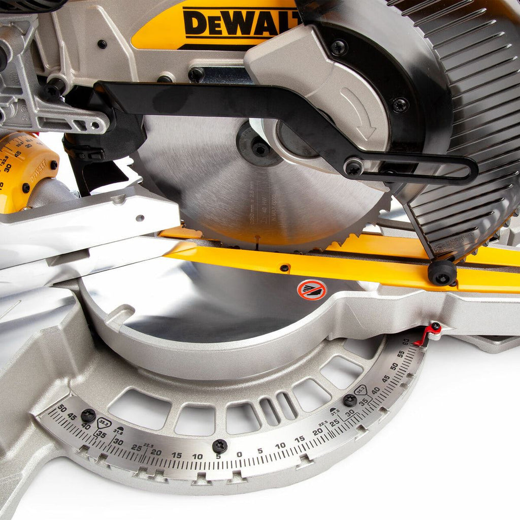 Dewalt DWS727-GB 250mm Double Bevel Slide Mitre Saw 240V