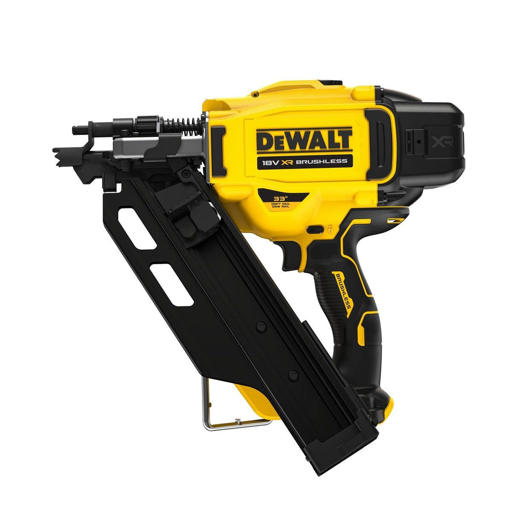 Dewalt DCK246P2 18V XR Brushless Twin Pack Nailer with 2 x 5.0Ah Batteries Charger & Bag